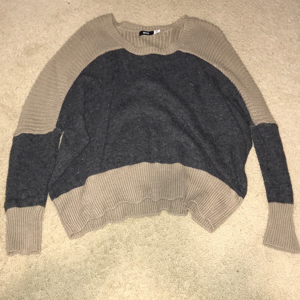 Color block sweater